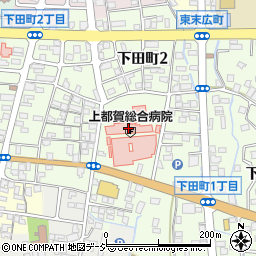 上都賀総合病院（上都賀厚生農業協同組合連合会）周辺の地図