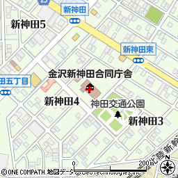金沢地方法務局　供託課周辺の地図