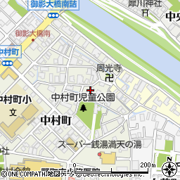 中仙商会周辺の地図
