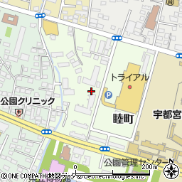 栃木県宇都宮市睦町4周辺の地図