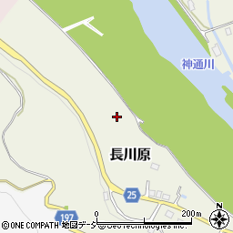富山県富山市長川原周辺の地図