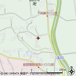 茨城県常陸太田市下利員町770周辺の地図