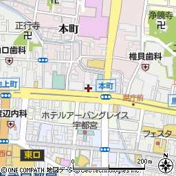 三井住友信託銀行宇都宮支店 ＡＴＭ周辺の地図