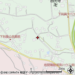 茨城県常陸太田市下利員町723-1周辺の地図