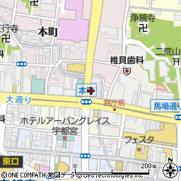 ブラジルコーヒー商会 栃木県庁前店周辺の地図