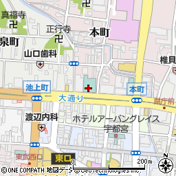 株式会社東芸エンタテイメンツ　宇都宮営業所周辺の地図