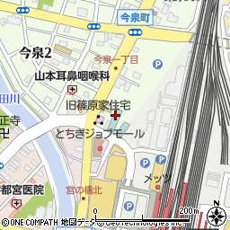 東横ＩＮＮ宇都宮駅前周辺の地図