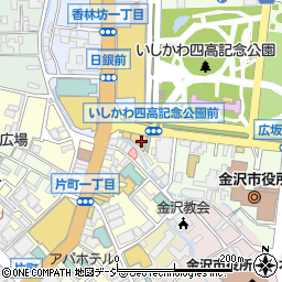朝日新聞社金沢総局周辺の地図