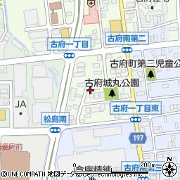 石川県金沢市古府1丁目周辺の地図