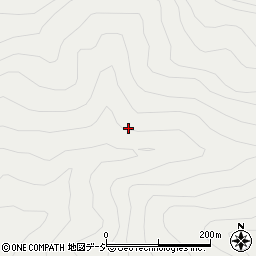 鬼ケ城谷周辺の地図