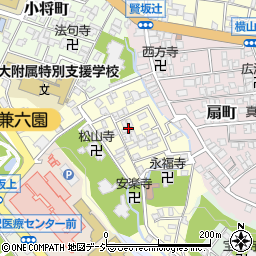石川県金沢市東兼六町8-30周辺の地図
