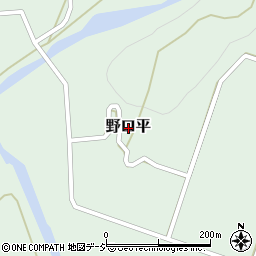 茨城県常陸大宮市野口平周辺の地図