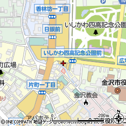 香林坊オフィス株式会社周辺の地図