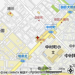 Ｖｏｌｋｓｗａｇｅｎ金沢中央周辺の地図