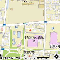 宇都宮東テストセンター周辺の地図