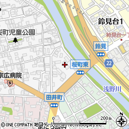 ゲオ金沢桜町店周辺の地図