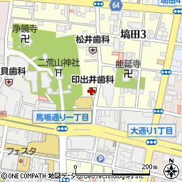 インナートリップセンター　宇都宮周辺の地図