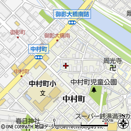 石川県金沢市中村町24周辺の地図