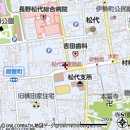 ファミリーマート長野松代店周辺の地図