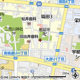 栃木県宇都宮市宮町2周辺の地図