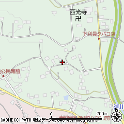 茨城県常陸太田市下利員町718周辺の地図