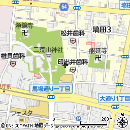 栃木県宇都宮市宮町1周辺の地図