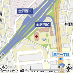 中部管区警察局広域調整部金沢高速道路管理室周辺の地図