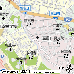 吉崎屋サイクル周辺の地図