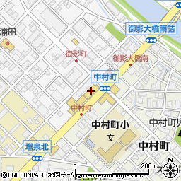 石川トヨタ自動車本社周辺の地図