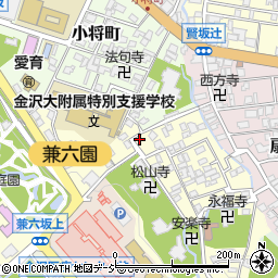 石川県金沢市東兼六町7-25周辺の地図