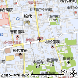 長野県長野市松代町松代周辺の地図