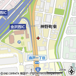 石川県金沢市神野町東5周辺の地図