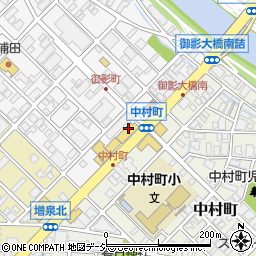 石川トヨタ自動車株式会社　経営企画部周辺の地図