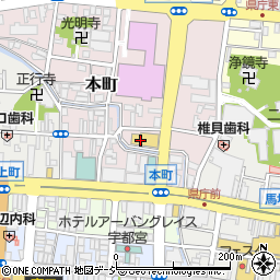 栃木県国民健康保険団体連合会周辺の地図