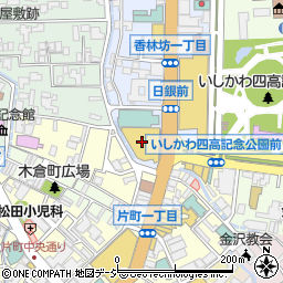 香林坊東急スクエア３Ｆ　ザ・スーツカンパニー周辺の地図