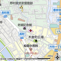前田土佐守家資料館周辺の地図