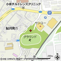 サンキ鮎川店周辺の地図