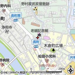 阪神調剤薬局金沢長町店周辺の地図
