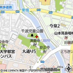 栃木県宇都宮市千波町11周辺の地図