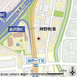 石川県金沢市神野町東55周辺の地図