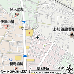 栃木県鹿沼市晃望台1-35周辺の地図