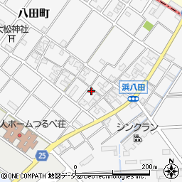 石川県白山市八田町1025周辺の地図