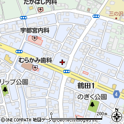 スターバックスコーヒー 宇都宮鶴田店周辺の地図