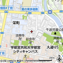 栃木県宇都宮市千波町15周辺の地図