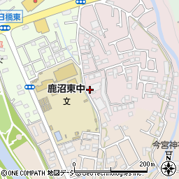 栃木県鹿沼市府所町17周辺の地図