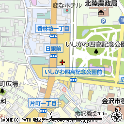 ミキハウス香林坊大和店周辺の地図