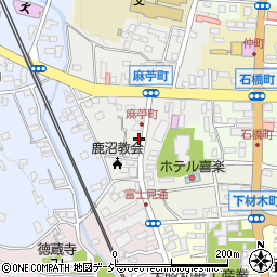 栃木県鹿沼市麻苧町1560-1周辺の地図