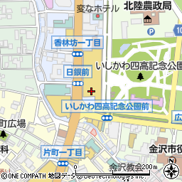 金澤ちとせ珈琲 香林坊店周辺の地図