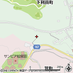 茨城県常陸太田市下利員町59周辺の地図