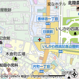 金沢東急ホテル周辺の地図